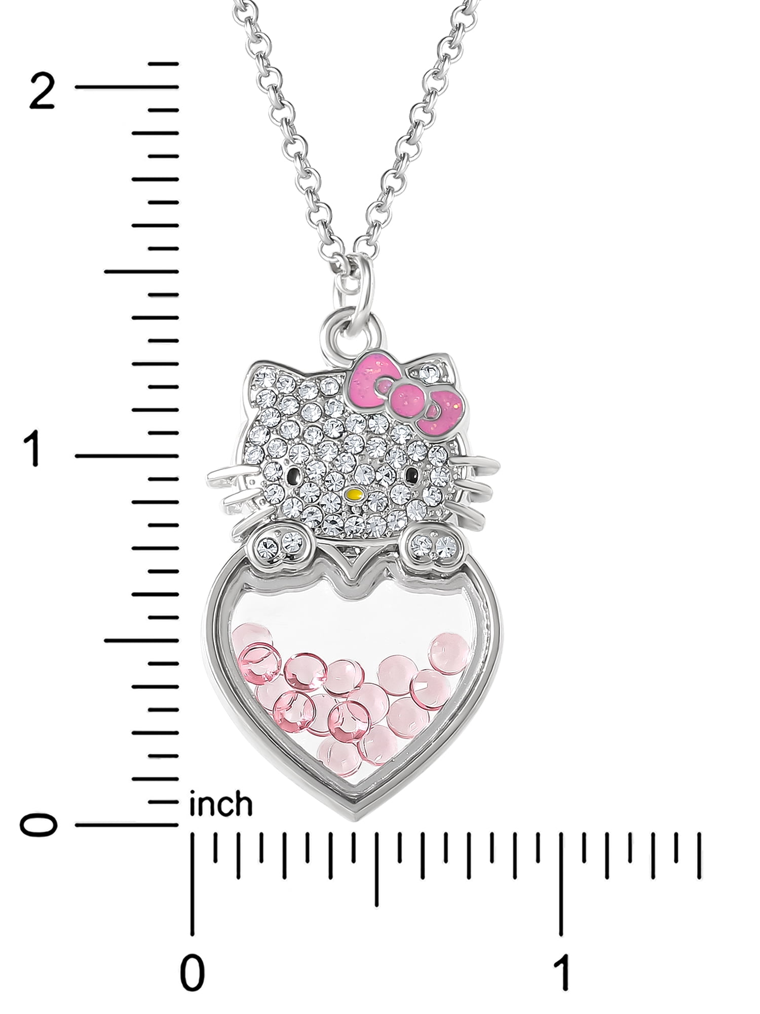 Sanrio Hello Kitty Cry Shaker Pendant Necklace with Adjustable Chain