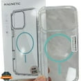 thumbnail image 2 of For Apple iPhone 17 AIR Hybrid Transparent Case with Magnetic Back Circle Slim Shockproof Cover [Blue /Teal, 2 of 7