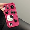 3D Liquid Matte Bowknot Hello Kitty Soft TPU Case For IPhone 15 14 13 3d-liquid-matte-bowknot-hello-kitty-soft-tpu-case-for-iphone-15-14-13