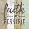 thumbnail image 2 of Rae, Marla 15x15 Black Ornate Wood Framed with Double Matting Museum Art Print Titled - Faith Makes All Things Possible, 2 of 4