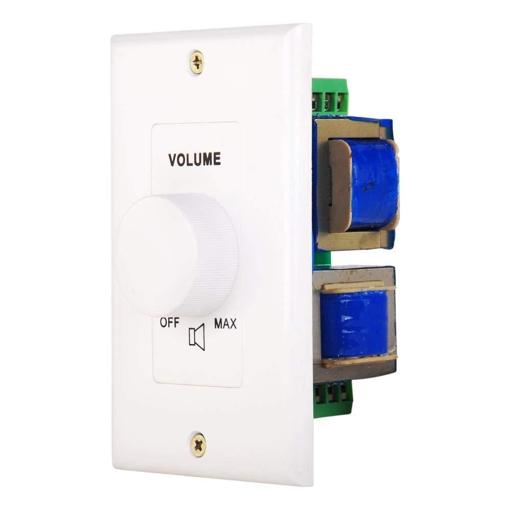 InWall Rotary Volume Control Wall Mount Audio Speaker Volume Control