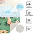thumbnail image 3 of Yayeee Bath Rugs for Bathroom Floor Set of 2 Non Slip Fluffy Soft Absorbent Mat, Christmas Cookies, 3 of 7