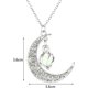 thumbnail image 4 of Los más vendidos Collar con colgante de luna de calabaza luminosa de explosión de Halloween - Collar de luna luminosa Collar con colgante de piedra Collar fluorescente, Accesorios de collar luminoso, 4 of 5