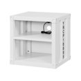 thumbnail image 1 of ACME Cargo Nightstand (USB) in White, 1 of 5