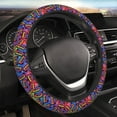 thumbnail image 5 of Sigee Vintage Audio Cassettes for Steering wheel cover Elastic Steering Wheel Cover Universal Fit Steering Wheel Cover, 5 of 6