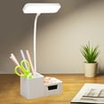 thumbnail image 7 of Ycandiee Desk Lamp with Pen Holders, LED Desk Light, 360° Adjustable Arm Reading Light, Gooseneck, Home Office Accessories, College Dorm Essentials, 7 of 7