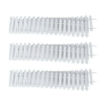 Jiandong picket fence Miniature Wood Picket Fence for Bonsai and Crafts(39.37X1.97X0.08Inch)