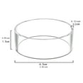 thumbnail image 7 of Acrylic Display Stand Clear Ring Holder Plastic Golf Ball Baseball Display Stand, 7 of 7