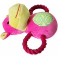 thumbnail image 3 of Juguete chirriador, chirriador para perros con 2 asas de felpa, juguete con ruido para perros, rosa JAMW Sencillez, 3 of 3