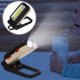 thumbnail image 3 of Luz de trabajo plegable LED COB Lámpara de inspección Antorcha magnética USB recargable Coche Reparación de iluminación de garaje Luz de problema Lámpara con batería Tamaño S, 3 of 5