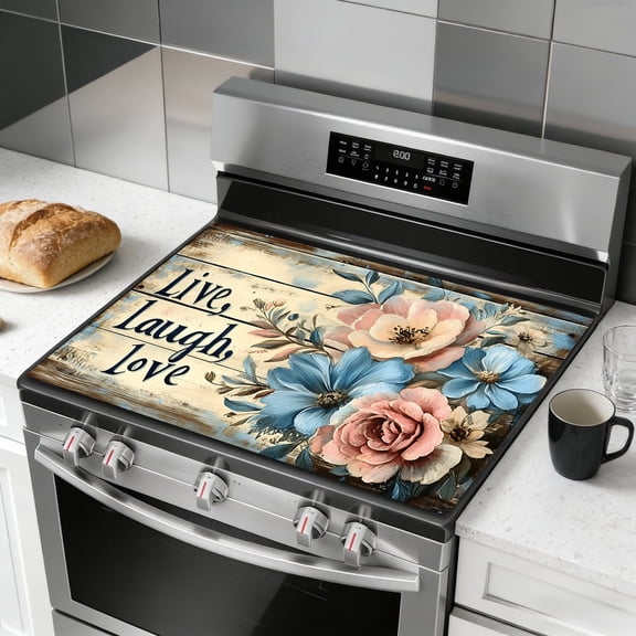 Stove Top Cover for Electric Stove - Stove Mat for Glass Top, Multi-Functional Electric Oven Cover, Glass Cooktop Protector For Kitchen, Heat Resistant Anti-Slip Pad 28"x20"