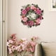thumbnail image 5 of Guirnalda artificial de 45 cm, arreglos florales, guirnalda colgante, corona de flores Rosado, 5 of 9