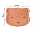 thumbnail image 5 of SPRING PARK Natural Wooden Kids Plate Baby Feeding Animal Wood Plates, 5 of 7