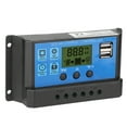 thumbnail image 2 of Contrôleur de Charge Solaire 12V 24V Contrôleur de Charge Solaire Photovoltaïque Intelligent PWM Auto Régulateur de Panneau de Cellule Solaire Accessoire pour Utilisation à la Maison en Plein Air(40A), 2 of 9