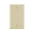 thumbnail image 1 of Placa de pared Leviton 80714-I de nailon termoplástico de 1 elemento, color marfil, 1 of 2