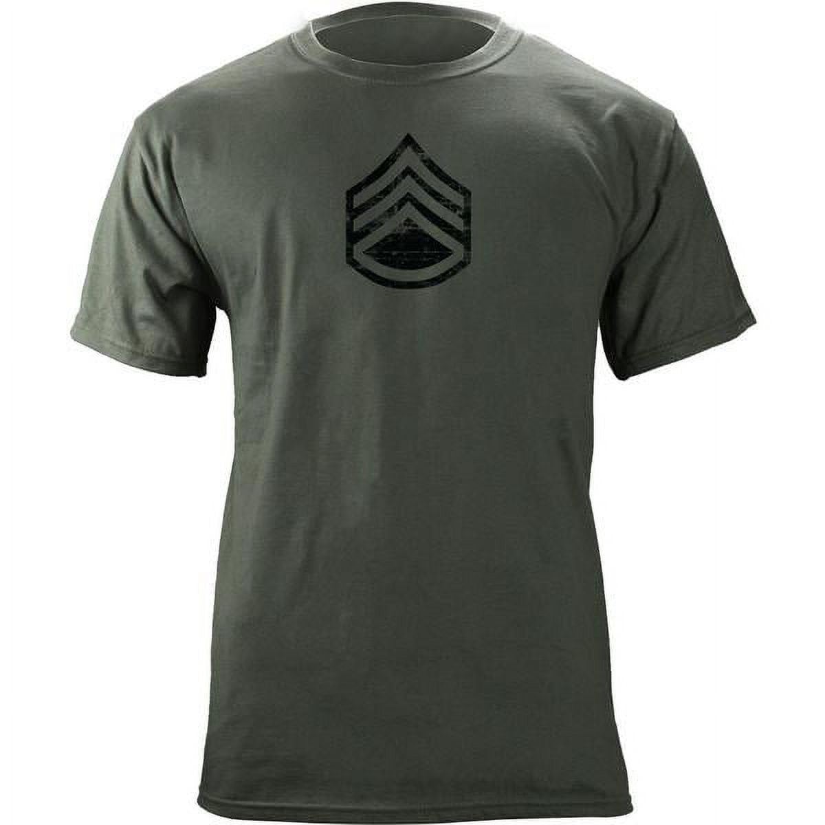 Vintage Army E-6 Staff Sergeant Rank Veteran T-Shirt