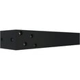 thumbnail image 2 of Ekena Millwork 2 1/2"W x 16"D x 4"H Hidden Support Steel Heavy Duty Bracket w/ Back Plate, Powder Coated Black, 2 of 10