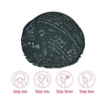 thumbnail image 5 of KLL Chemical Pattern Shower Cap & Bath Cap for Women,Reversible Oversized Waterproof Shower Caps for all Hair Lengths,Elastic Reusable Bathing Hair Cap, 5 of 6