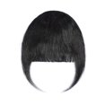 thumbnail image 2 of MY-LADY Clip in Bangs 100% Remy Human Hair Extension French Bang Thick Natural Full Front Neat Bangs Straight Fringe Bang One Piece Hairpiece, 2 of 10
