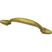 Liberty 3" Deco Edge Spoon Foot Pull, Antique English