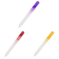 thumbnail image 1 of 5/4/3/2/1pcs Glass Nail File with Plastic Sleeve Gradient Rainbow Color for Acrylic Nail Emery Boards & Buffer Double Sided Finger Nail Files Manicure Nail Care Tool for Women, 1 of 8