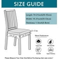 thumbnail image 6 of ATJIA Velvet Chair Seat Covers Soft Stretch Seat Covers for Dining Room Kitchen Chair Seat Protector with Strap(2/4/6/8 Pack), 6 of 7