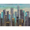 thumbnail image 3 of Joy, Julie 24x19 Black Modern Framed Museum Art Print Titled - Urban Lights II, 3 of 5