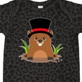 thumbnail image 4 of Inktastic Groundhog Day with Groundhog in Top Hat Boys or Girls Baby Bodysuit, 4 of 5