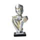 thumbnail image 3 of Escultura de cara abstracta, estatua de abrazar, estatua de amante abrazado, figura coleccionable Champán, 3 of 9