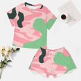 thumbnail image 4 of Leopard Print Pattern Print Women'S Pajamas Set Summer Sleepwear Sets 2 Piece Lounge Set, 4 of 7
