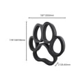 thumbnail image 3 of Classic Dog Paw Sculpture, Minimalist Dog Paw Decor, Pet Lover Gift, 3 of 7