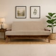 thumbnail image 3 of Sofa Bed Memory Foam Infused Futon Mattress Full XL – Washable Removable Cover, Heavy-Duty Zipper, Thick Foldable Sofa Bed Cushion for Guest Room, Apartment, Dorm (Frame NOT Included),Convertible Sof, 3 of 13