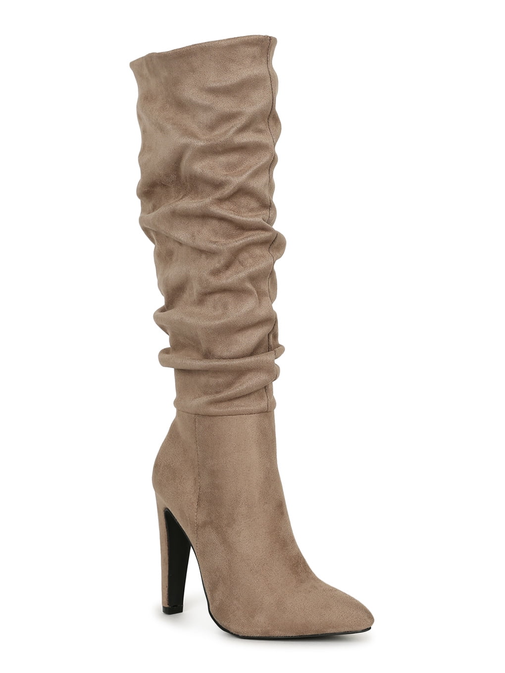 pointed toe knee high boots