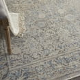 thumbnail image 6 of Nourison Silken Weave Floral Ivory Blue 3'10" x 5'10" Area Rug, (4x6), 6 of 8