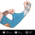 thumbnail image 3 of Daiia Blue Sky Cloud Puppy UV Sun Protection Arm Sleeves - Cooling Compression Arm Sleeve - Sports & UV Arm Sleeves for Men & Women, 3 of 8