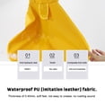 thumbnail image 3 of Clear Dog Rain -Coat Con Capucha Transparente de Chaqueta de Lluvia poncho para perros medios Pequeños, 3 of 7