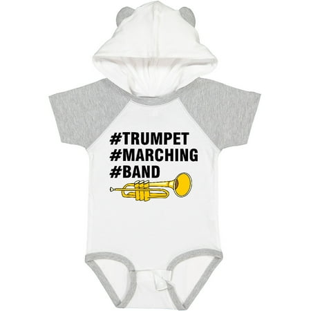 

Inktastic #Trumpet #Marching #Band Hashtag Text Gift Baby Boy or Baby Girl Bodysuit