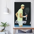 thumbnail image 5 of Jannik Sinner Tennis Poster (13) Artworks Canvas Poster Room Aesthetic Wall Art Prints Home Modern Decor Gifts 16x24inch(40x60cm), 5 of 6
