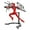 Red, variant on T13 Action Figure Set Titan 13 3D Printed Action Figure Mobile Doll Set,3D Printed Titan Robot Mobile Doll, Posable Mobile Doll, Suitable for Collectors, Desktop Decoration Red