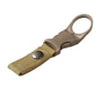 thumbnail image 4 of Bottle Hanging Buckle Clip for Backpack Belt, Outdoor Portable Webbing Buckle Lightweight Water Bottle Holder for Climbing, Hiking, Mountainee Khaki, 4 of 8