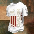 thumbnail image 2 of oqasdz T Shirts Men's Knit Short Sleeve 1776-2026 Graphic Casual Comfortable Tee Celebration Independence Day Freedom T Shirt, 2 of 6