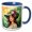 Blue/White, variant on 3drose, Spring Woman. Four Season Series. Charming Art. Colorful Gift, Charm, 11oz Mug