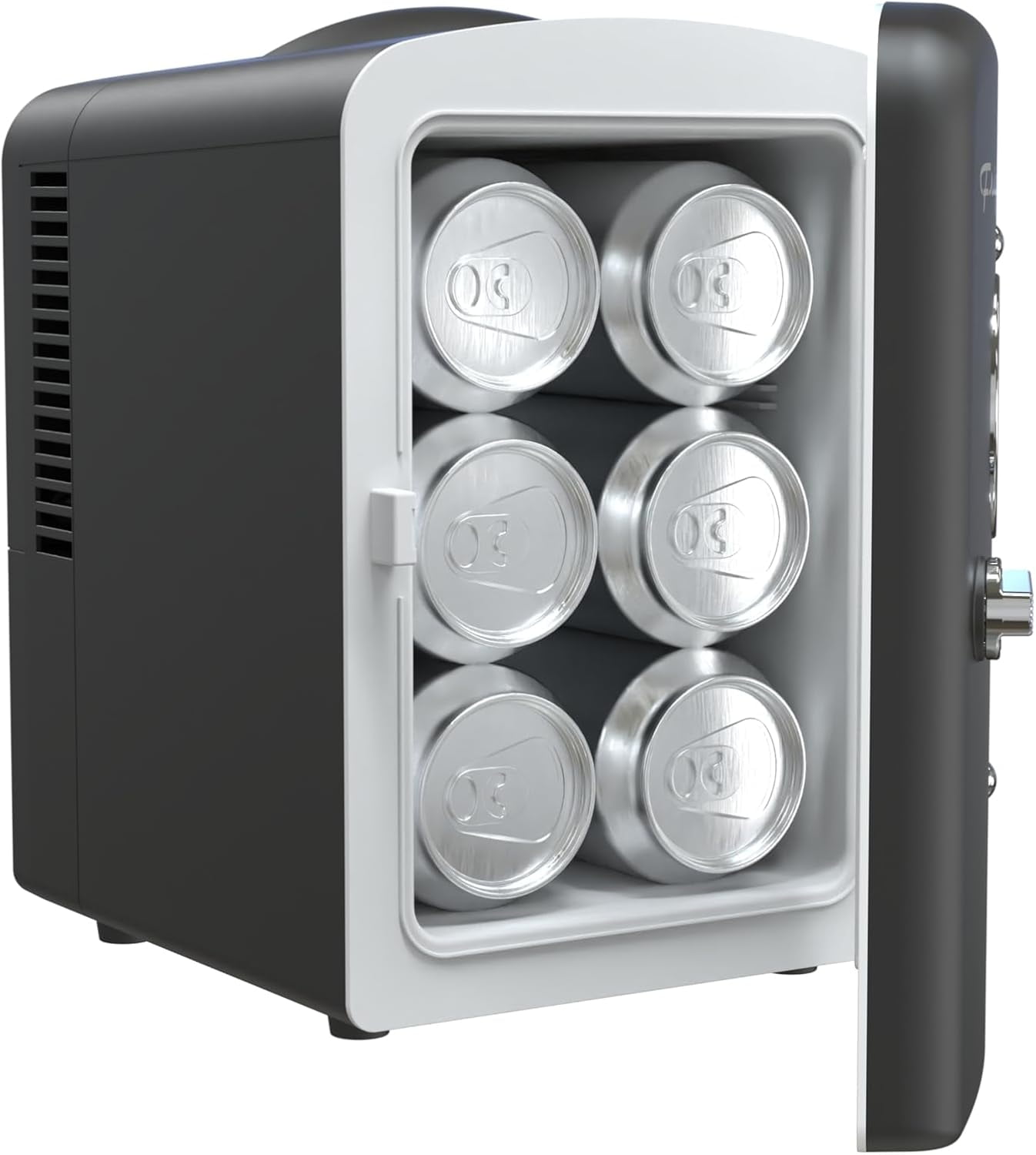 Restored Frigidaire 6 Can/4L Mini Personal Retro Fridge Cooler EFMIS229-BLACK