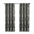 thumbnail image 2 of Home Essence Byron Ogee Knitted Jacquard Total Blackout Curtain Panel, 2 of 5