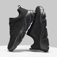 thumbnail image 5 of NB-Men'S Breathable Knit Sneakers with MD Cushioned Sole, Black/White Design for Running, Gym, - Lightweight Low-Top Casual & Athletic Shoes  Casual Attire, Sneakers, Gym Footwear, Sporty Look, Fabri, 5 of 6