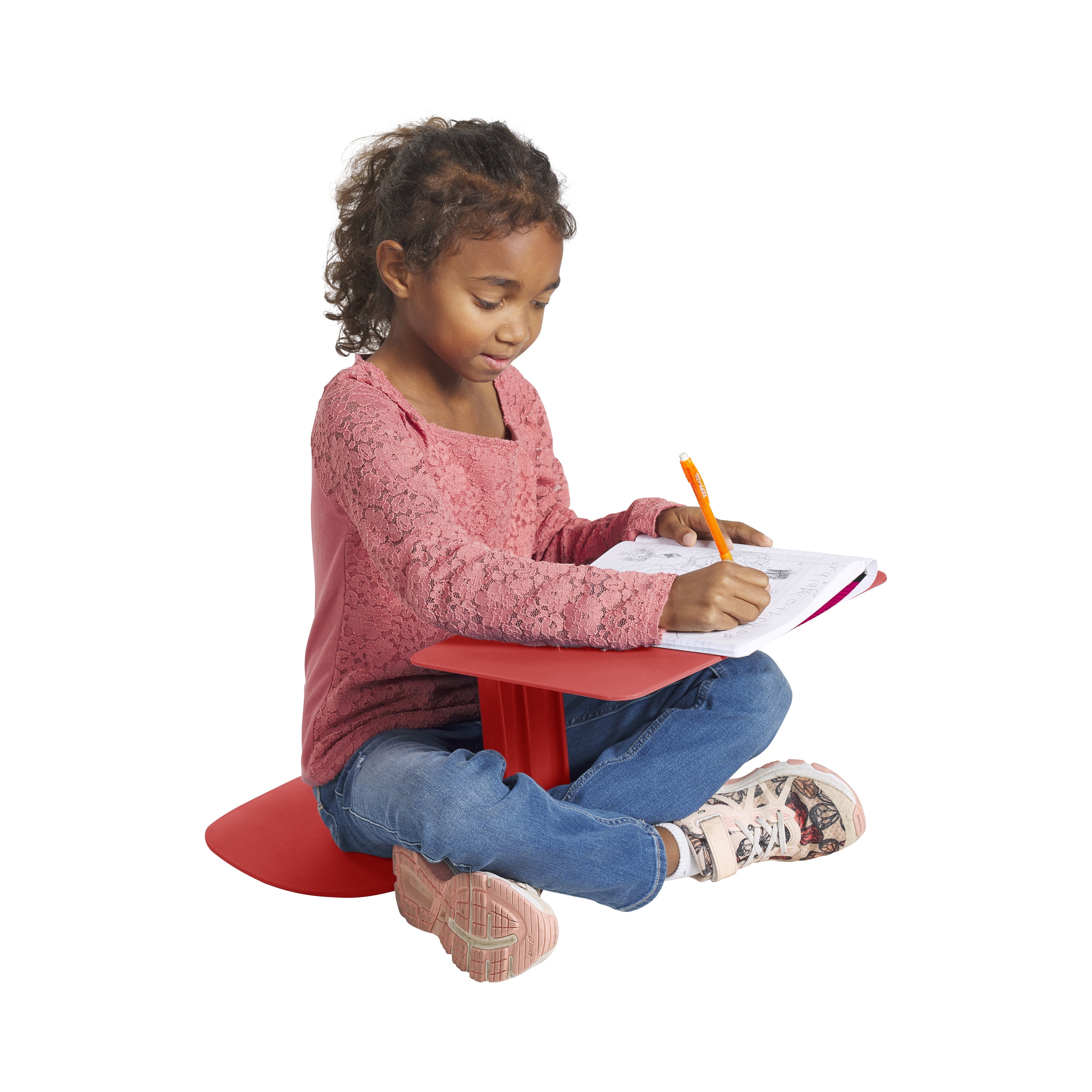 ECR4Kids The Surf Portable Lap Desk, Kids Floor Desk, OnePiece Writing