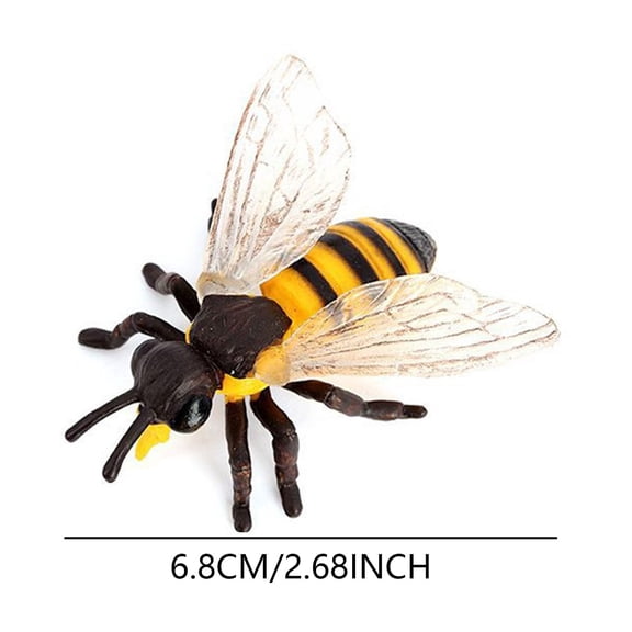 Wasp Plastic Toy Scene Ornament *1 Realistic Simulation Figurines Set Lifelike Butterfly & Models For Kids Science Learning Home Decor Garden Ornaments