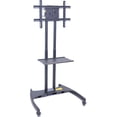 thumbnail image 2 of Offex OF-FP2500 Adjustable Height Rolling Flat Panel Cart & Accessory Shelf Black, 2 of 2