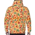 thumbnail image 7 of Wukai Travel And Tourism Print Men Hoodies Fleece Sweatshirts Long Sleeve Sweaters Pullover Fall Outfits Winter Clothes-Medium, 7 of 7