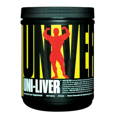 Universal Nutrition Uni-Liver Desiccated Argentine Liver Supplement, 250